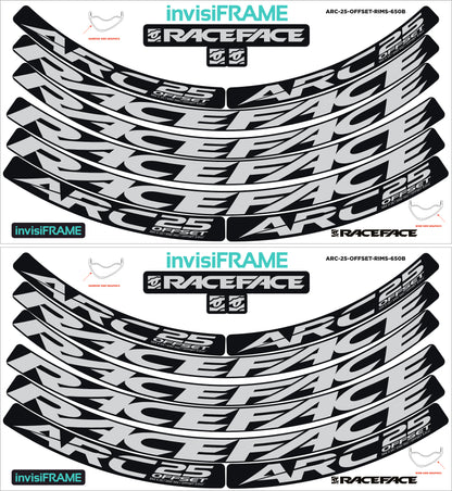 Raceface ARC 25 Offset Decals