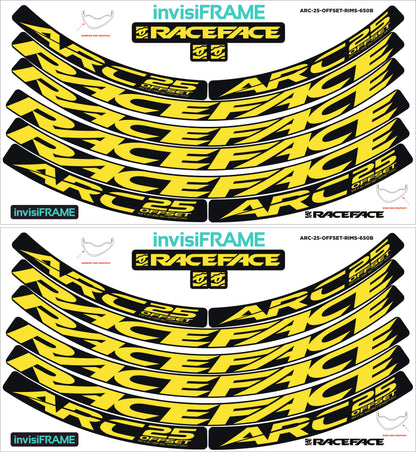 Raceface ARC 25 Offset Decals