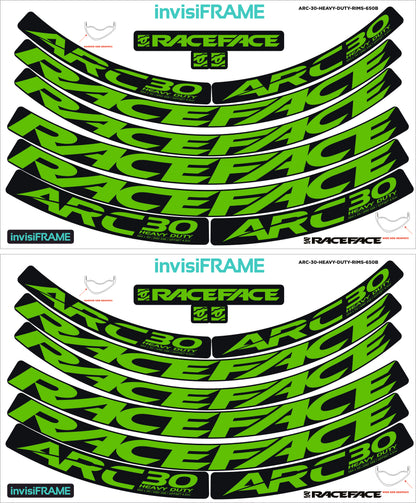 Raceface ARC 30 HD Offset Decals