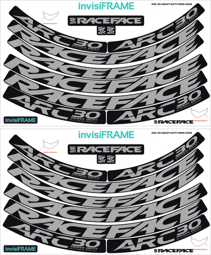 Raceface ARC 30 HD Offset Decals