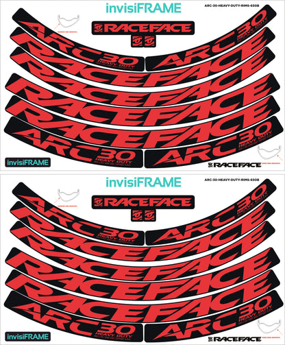Raceface ARC 30 HD Offset Decals