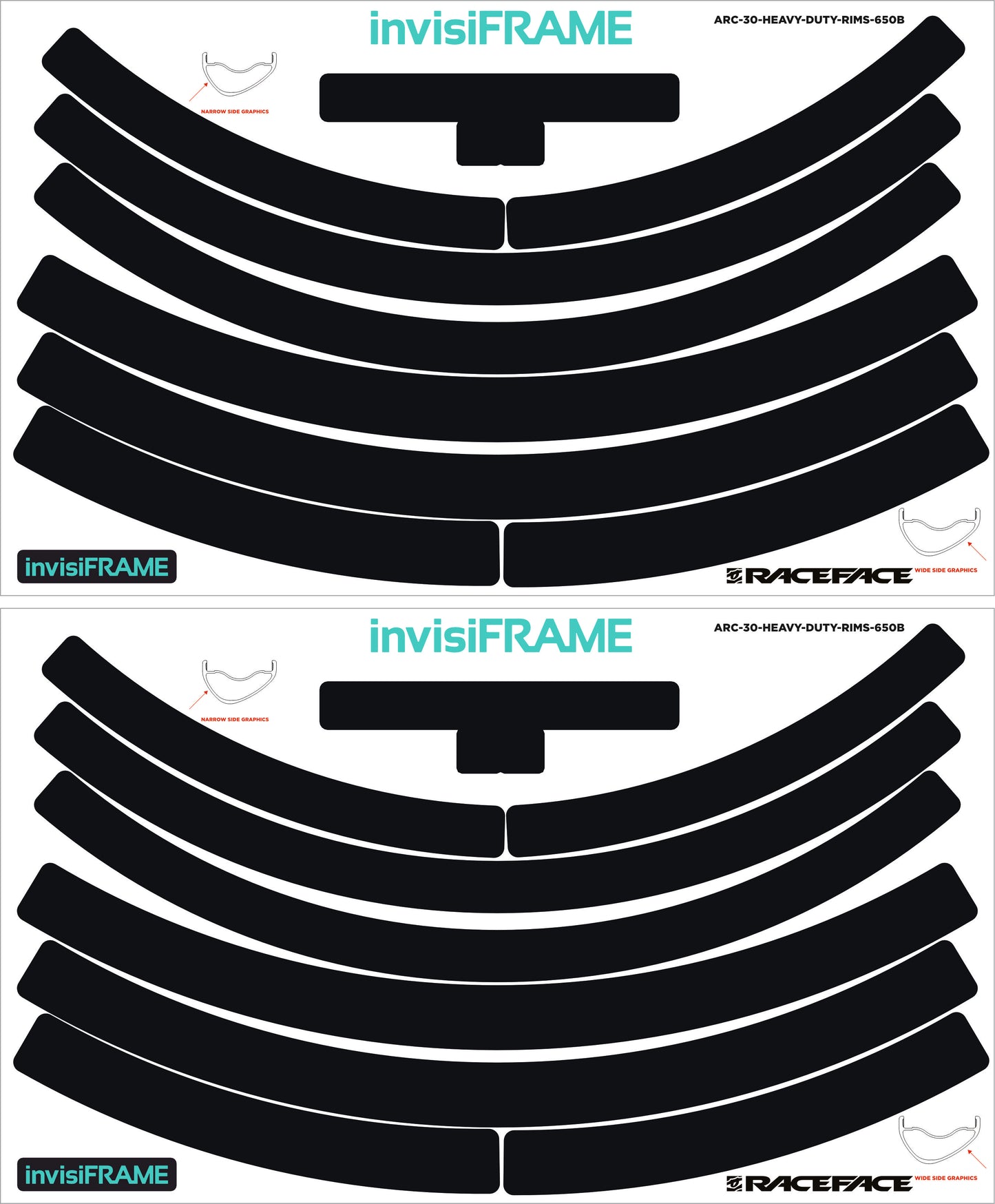 Raceface ARC 30 HD Offset Decals