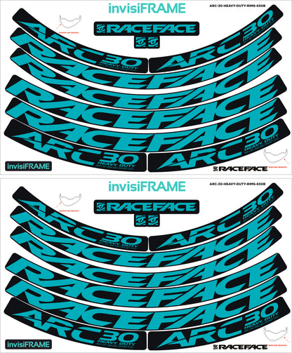 Raceface ARC 30 HD Offset Decals