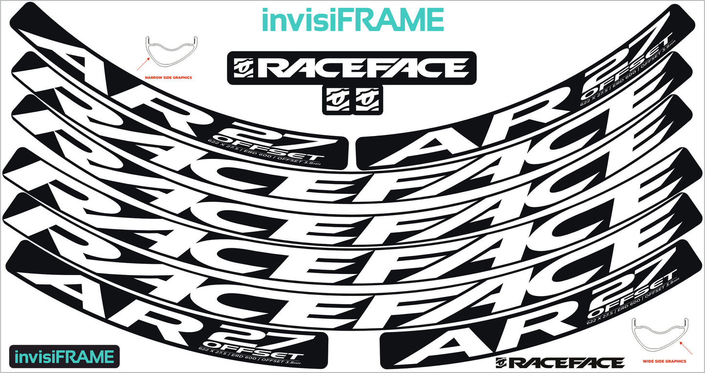 Raceface AR 27 Offset 29er Decals