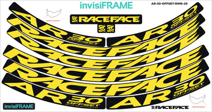 Raceface AR 30 Offset 29er Decals