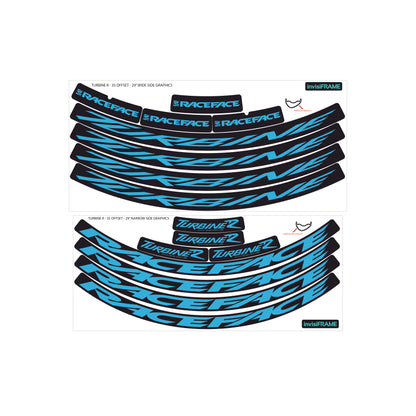 Raceface Turbine R Offset Decals
