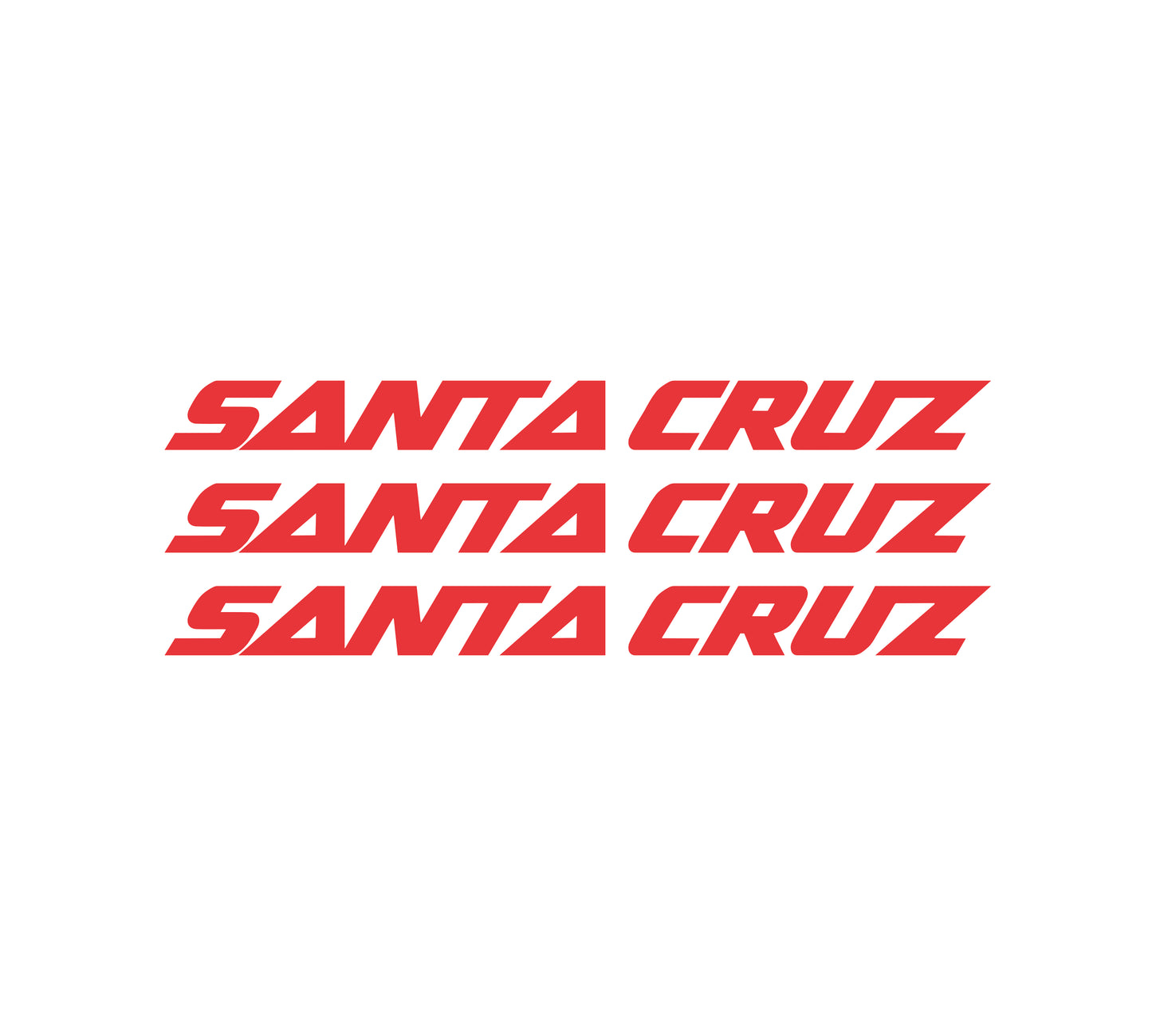 Santa Cruz Downtube standard Decals