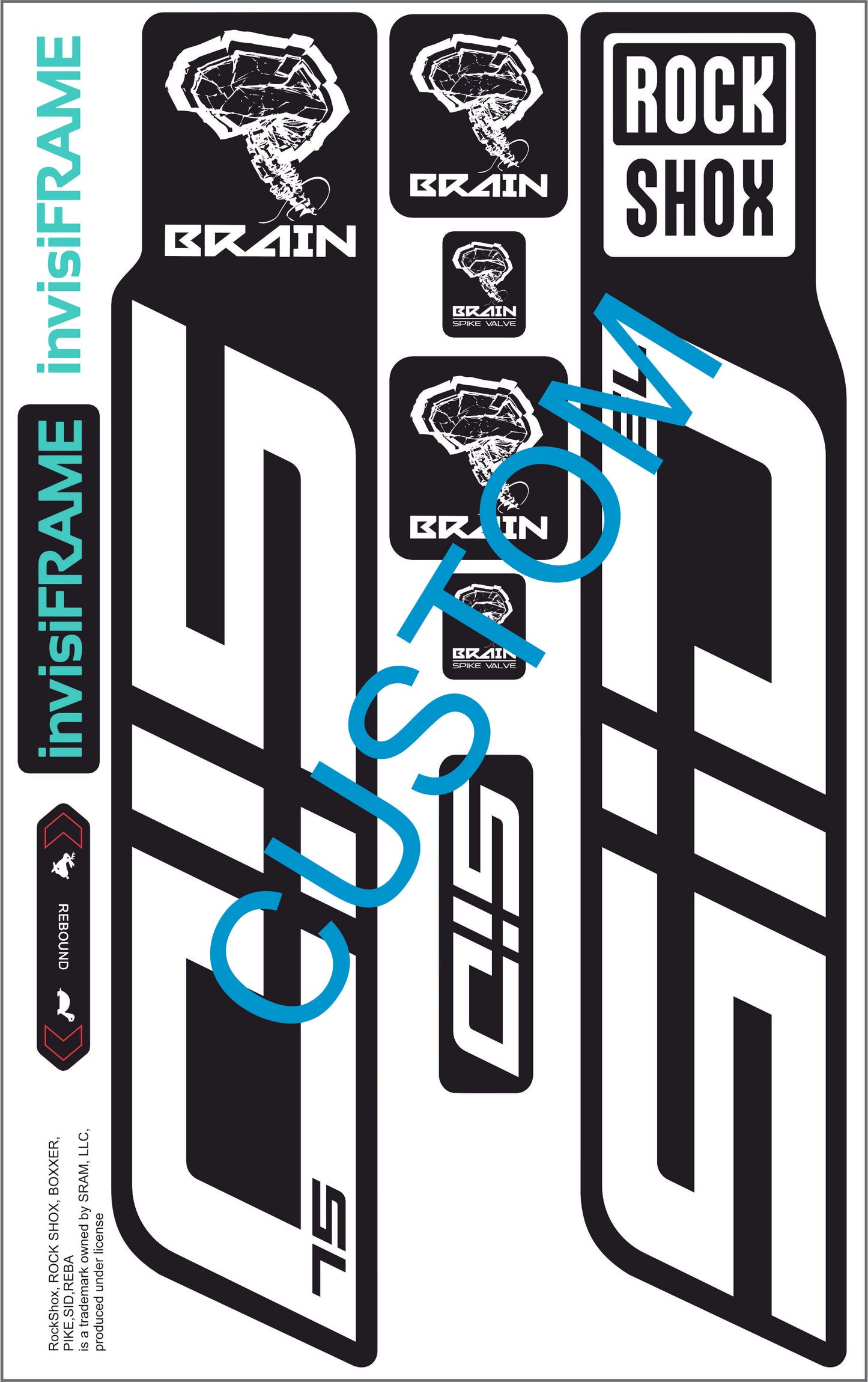 Rock Shox SID SL BRAIN 2025 Decals