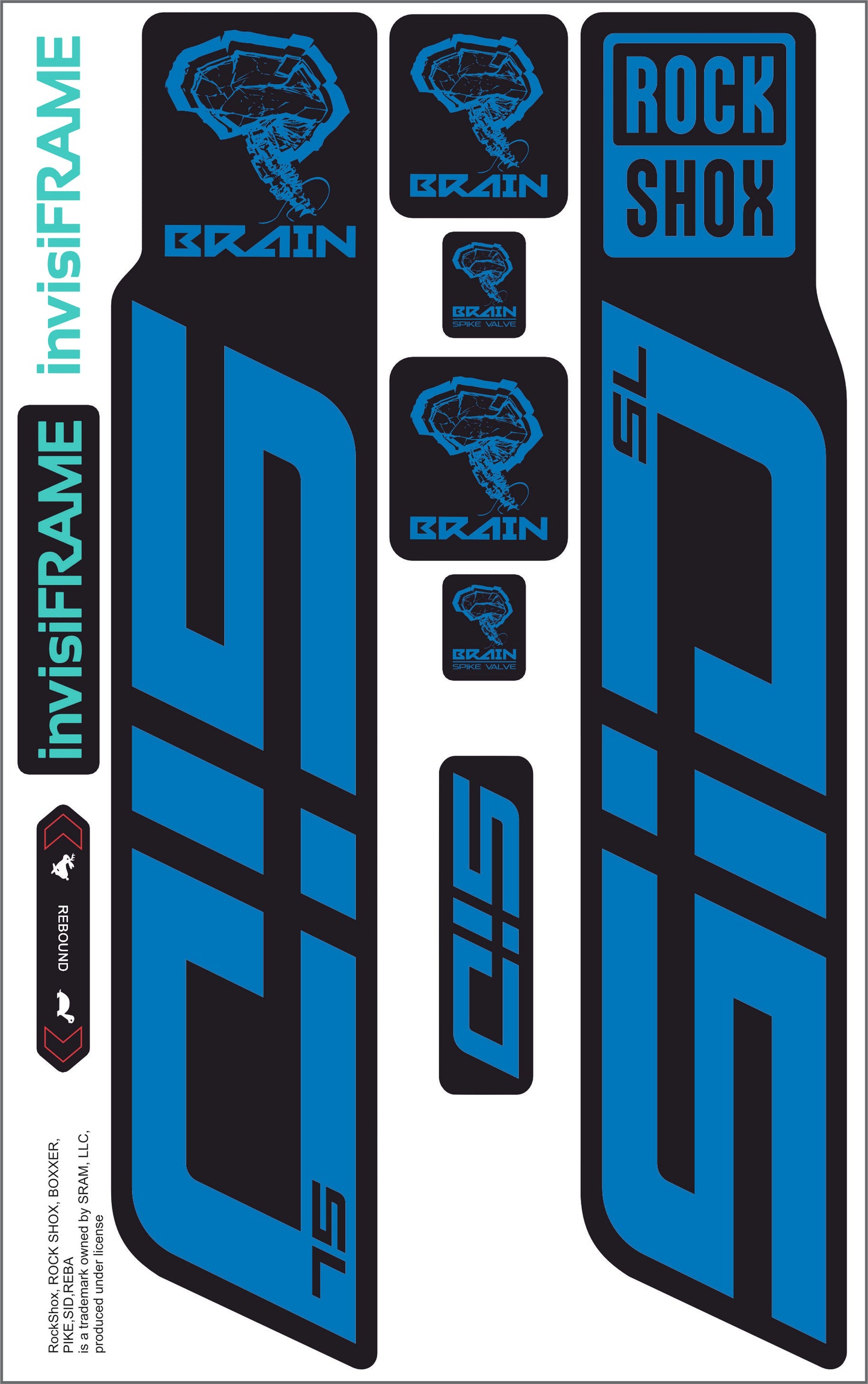 Rock Shox SID SL BRAIN 2025 Decals