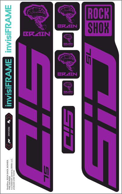 Rock Shox SID SL BRAIN 2025 Decals