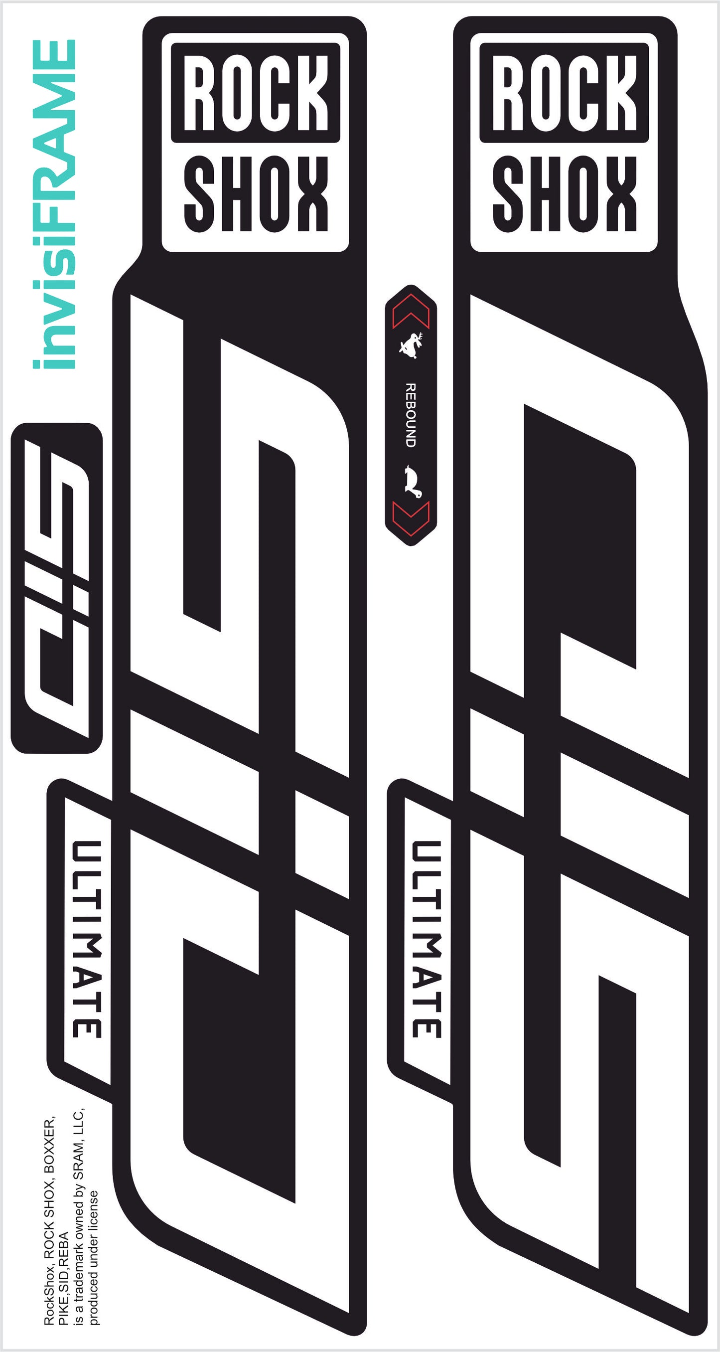 Rock Shox SID Ultimate 2025 Decals