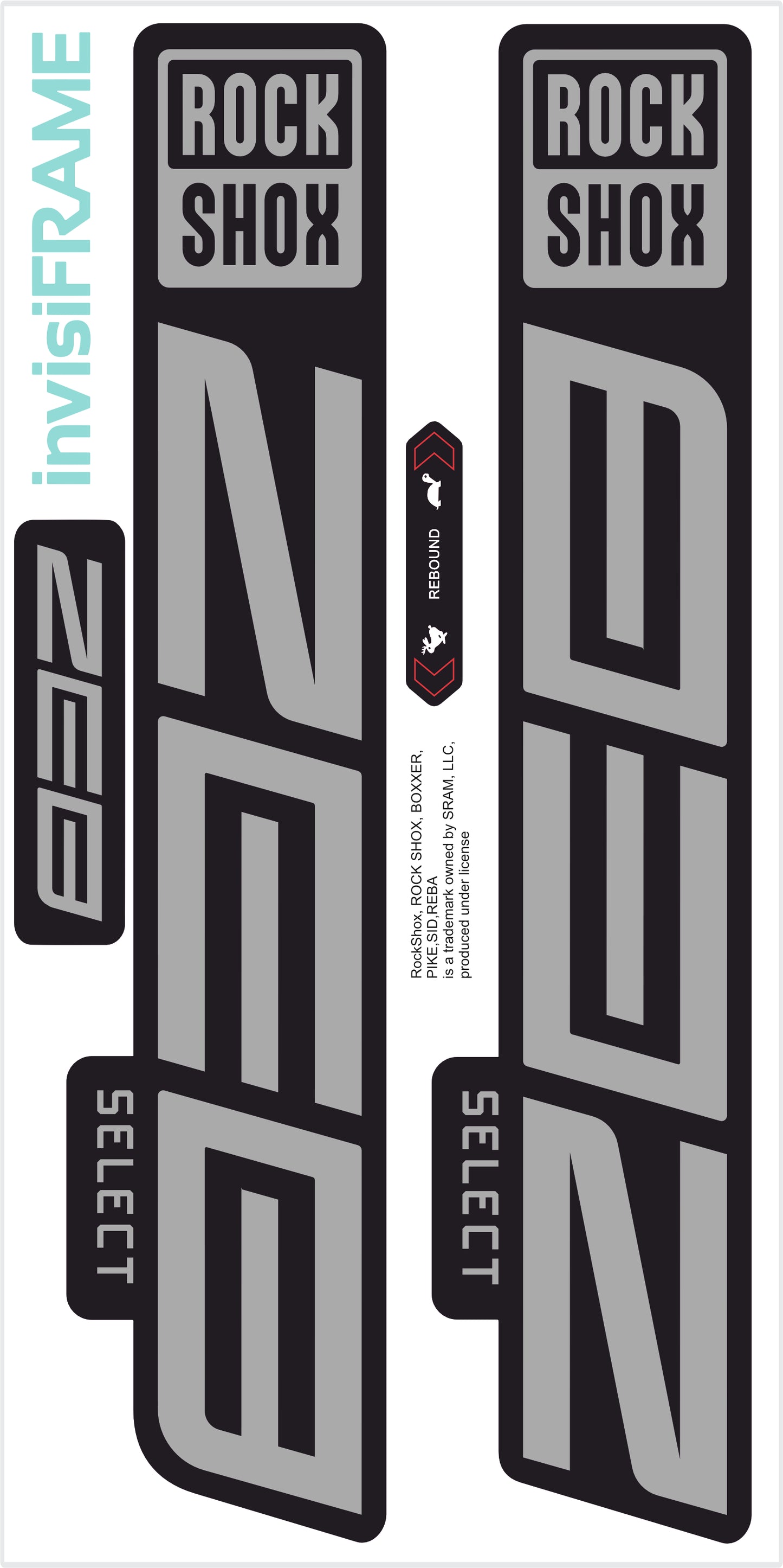Rock Shox ZEB Select 2023 Decals