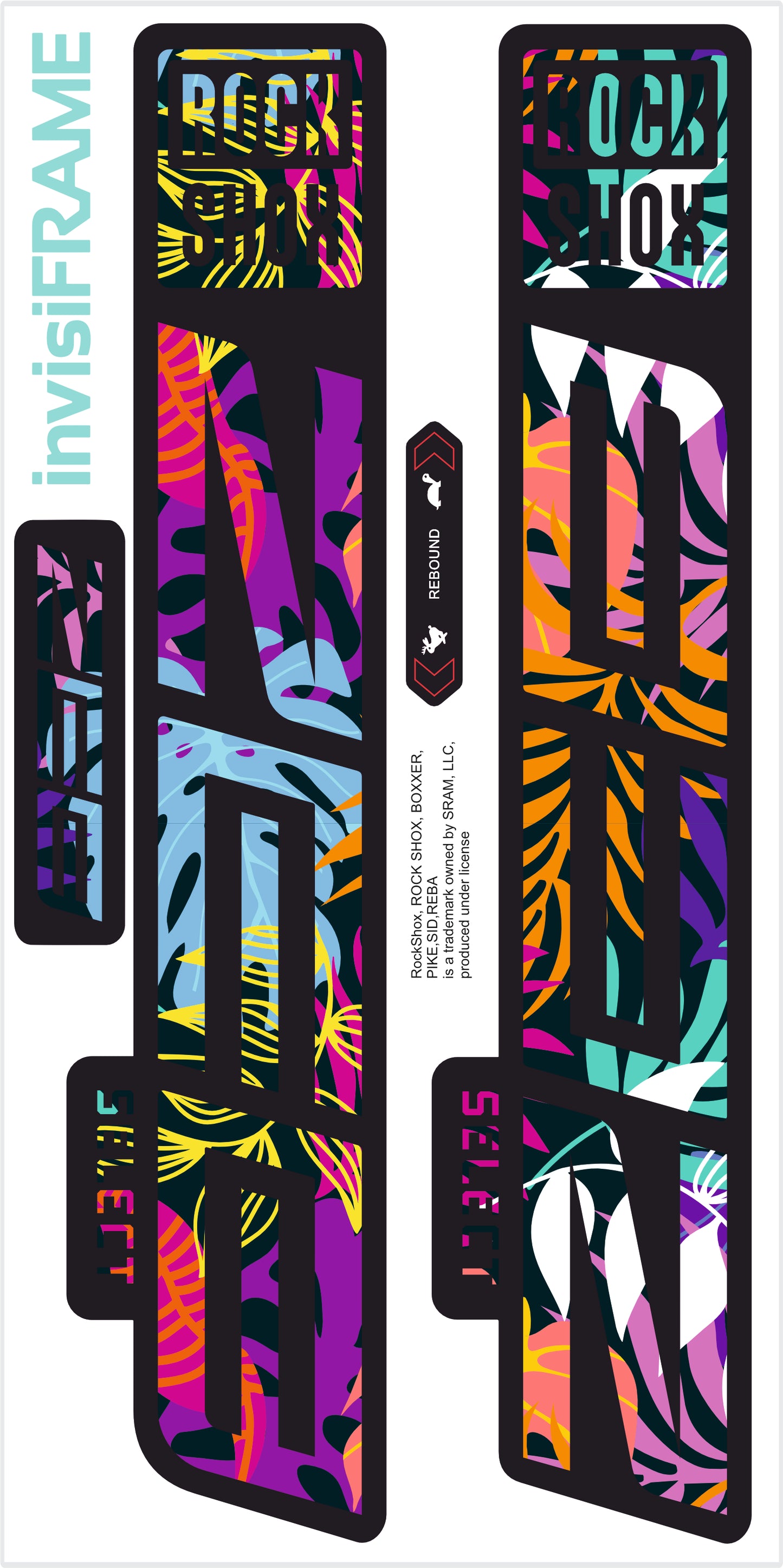Rock Shox ZEB Select 2023 Decals