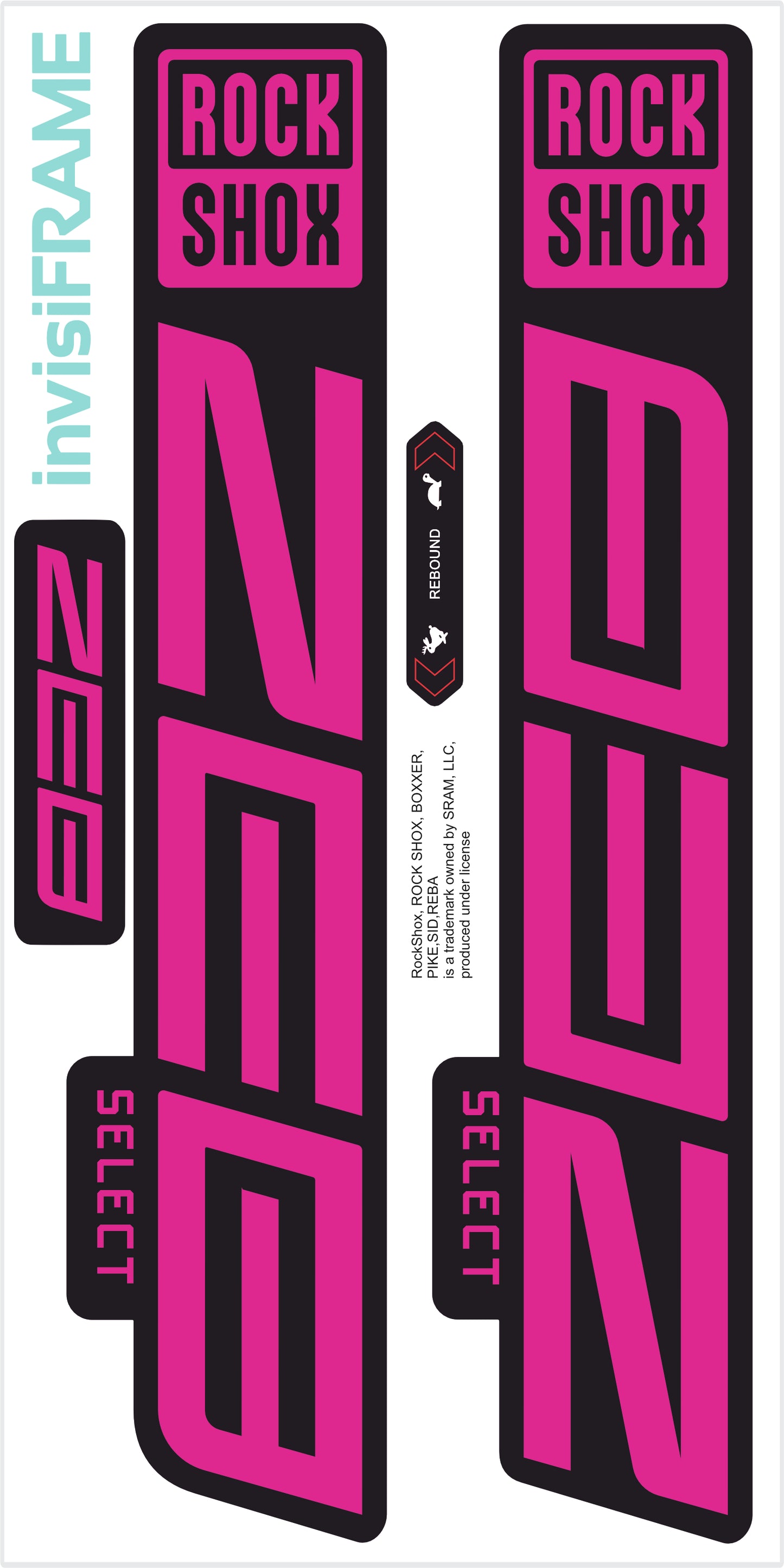Rock Shox ZEB Select 2023 Decals