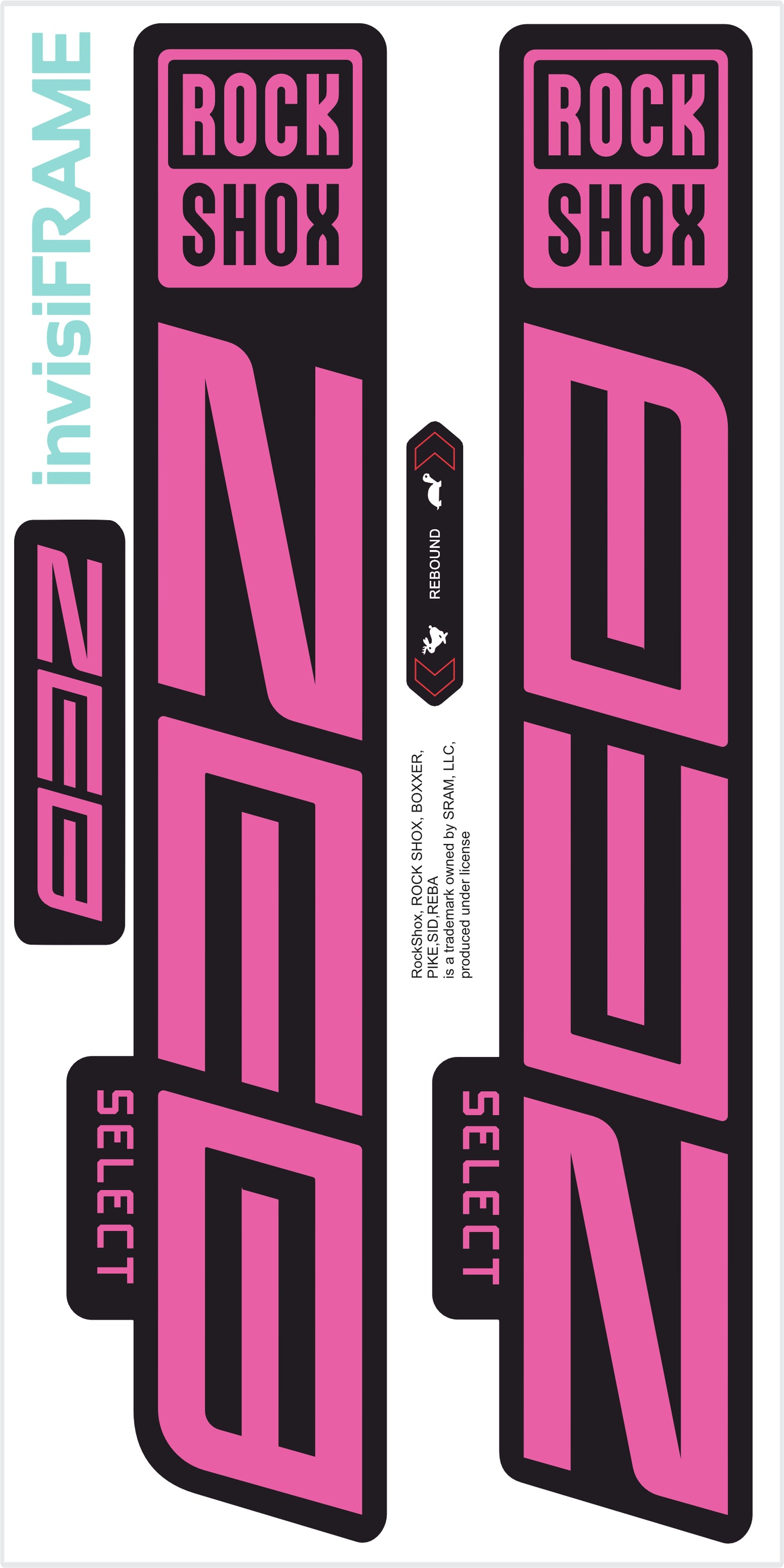 Rock Shox ZEB Select 2023 Decals