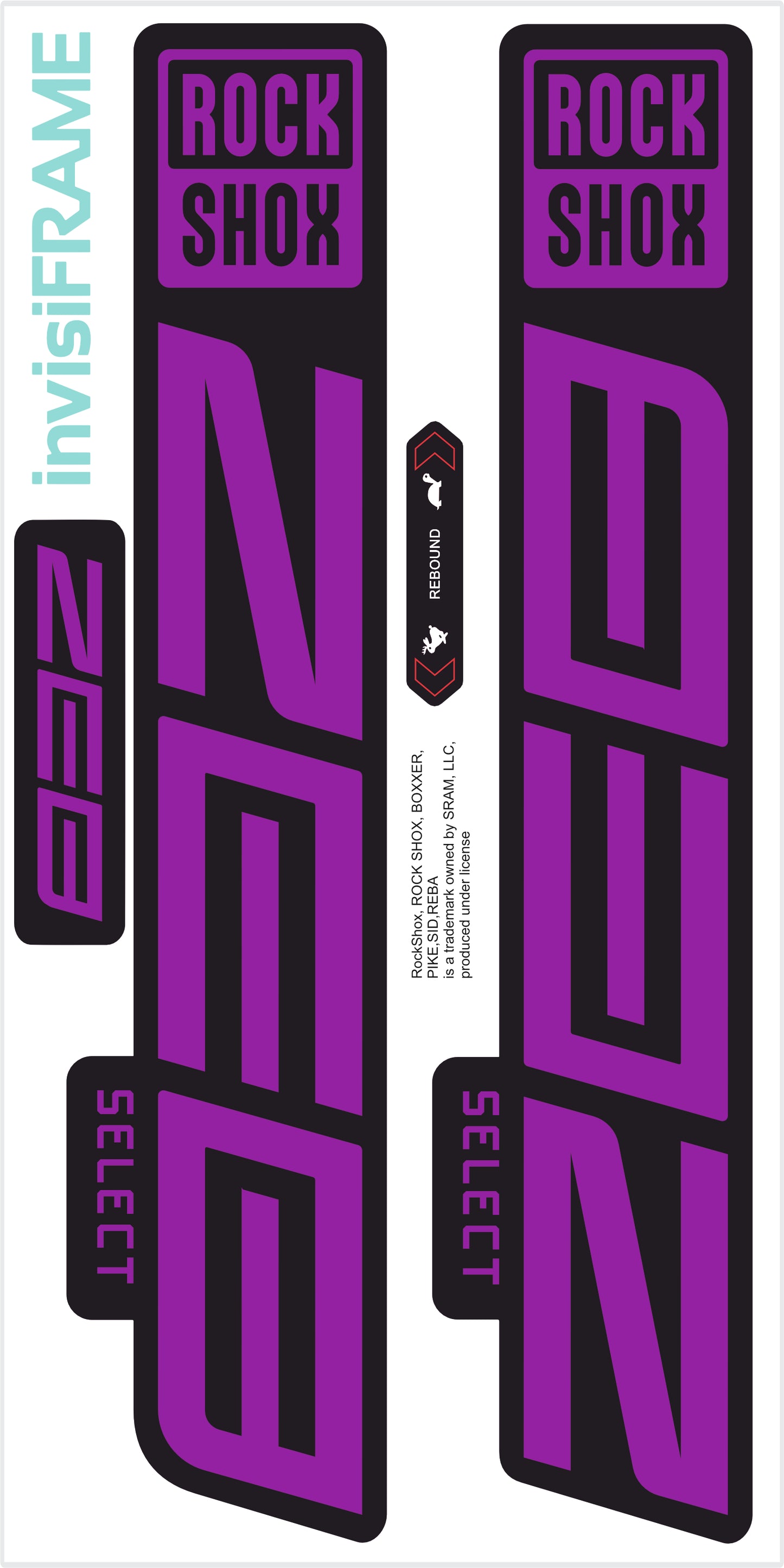 Rock Shox ZEB Select 2023 Decals