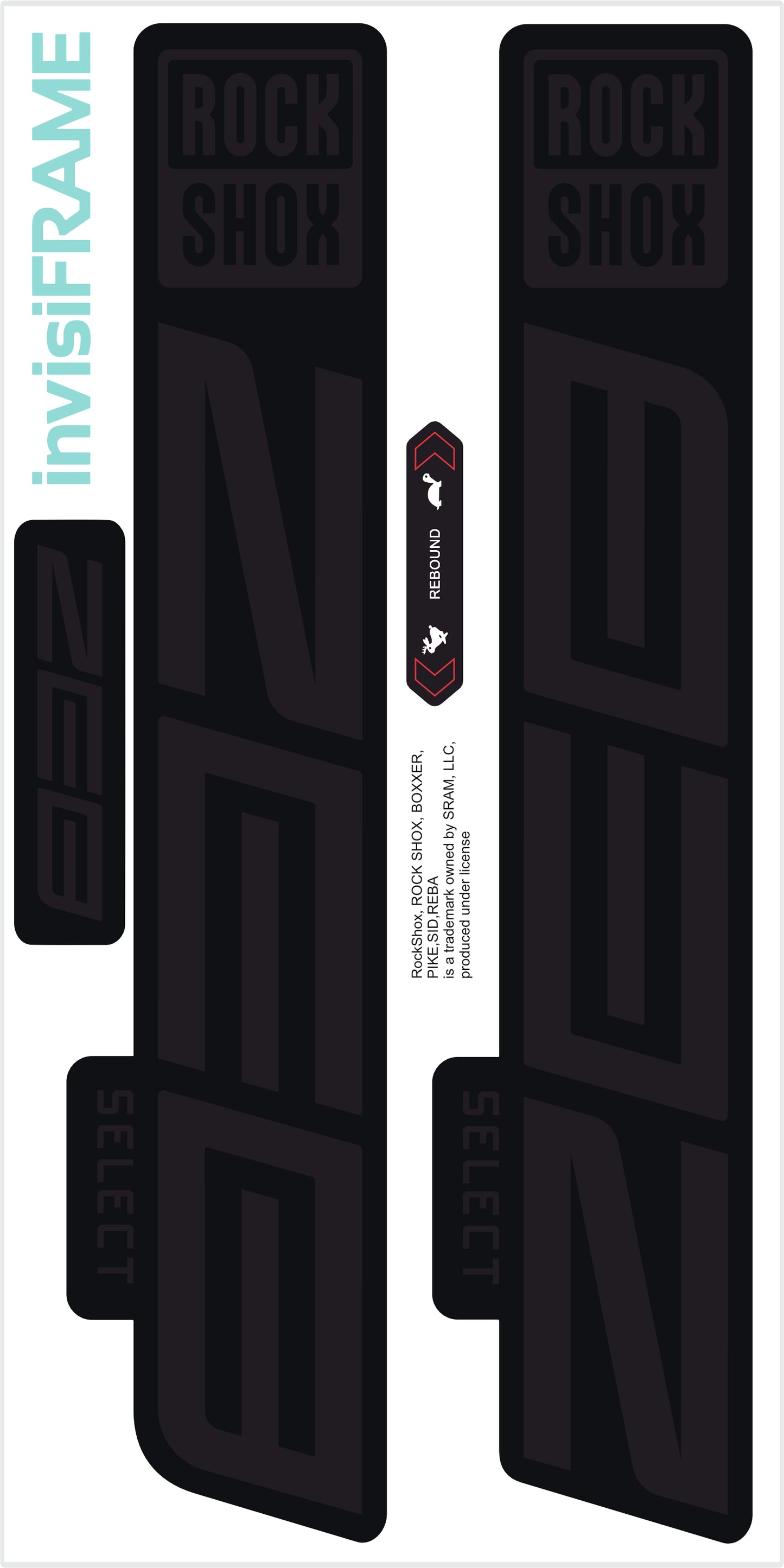 Rock Shox ZEB Select 2023 Decals