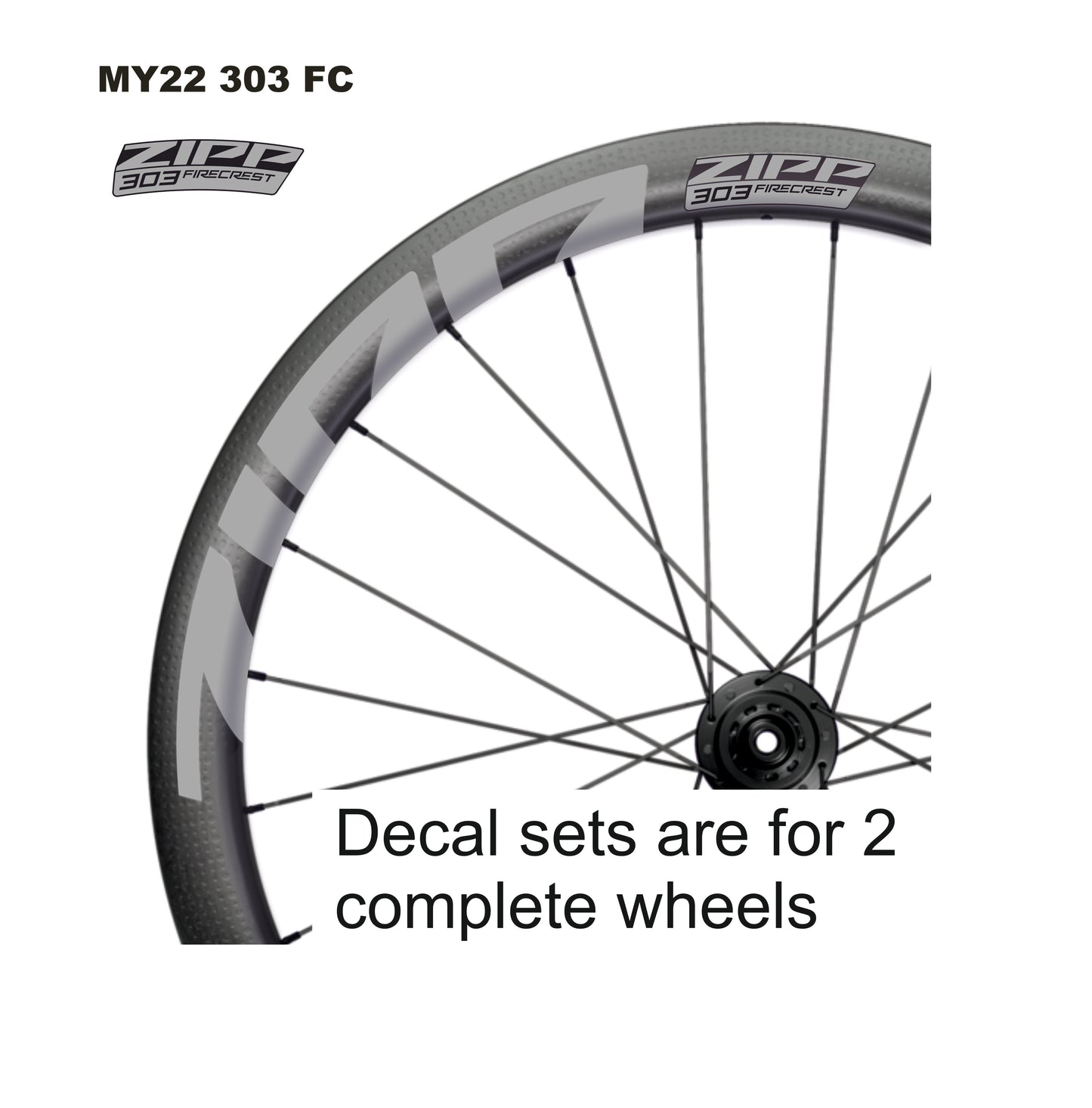 ZIPP 303 FIRECREST 2022 DECALS