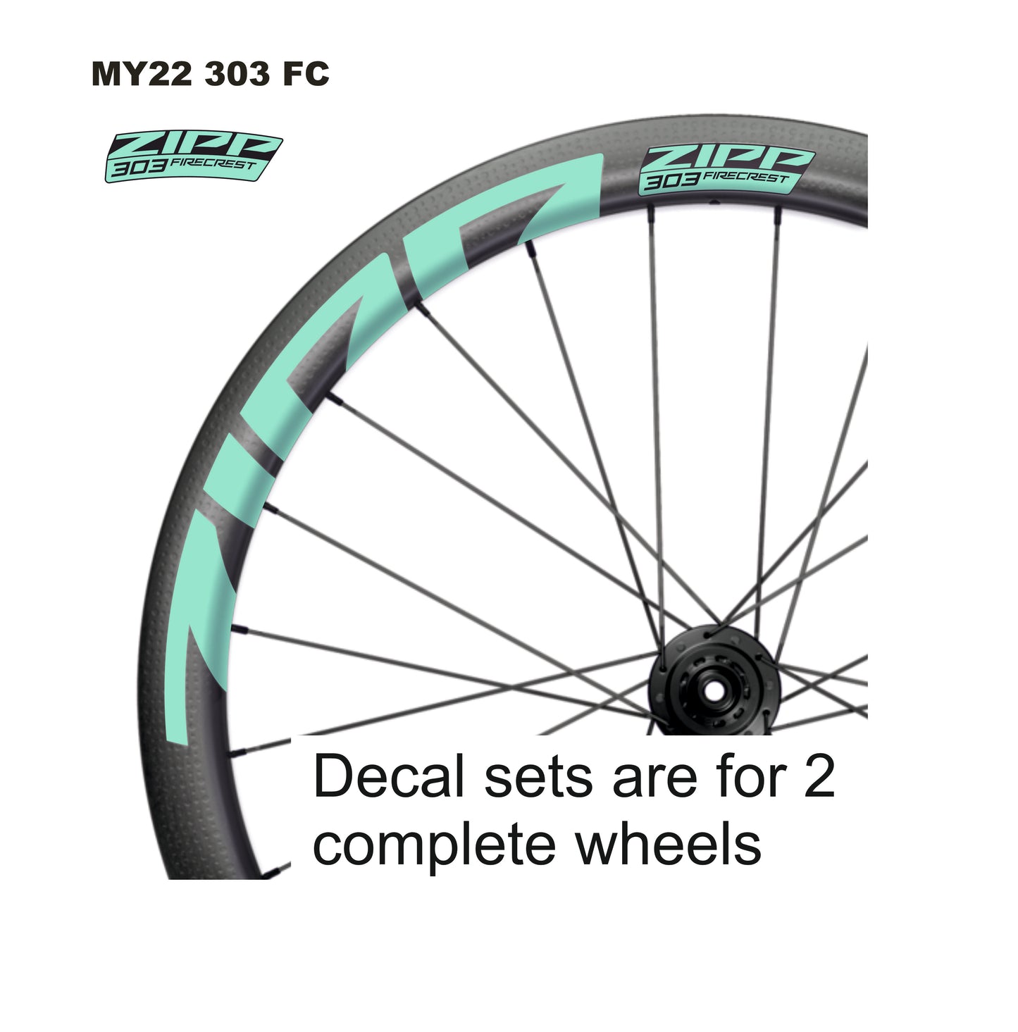 ZIPP 303 FIRECREST 2022 DECALS