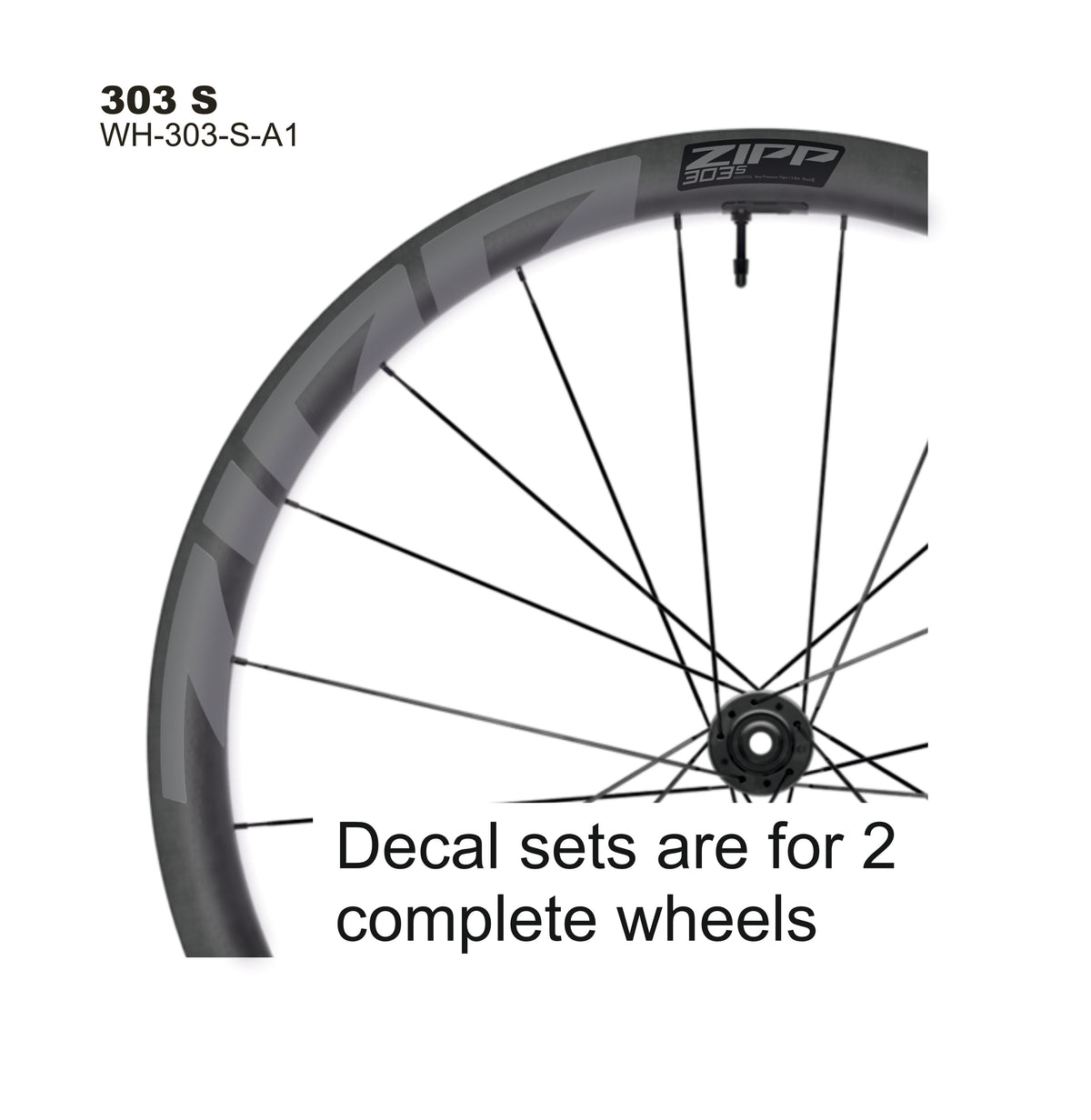 ZIPP 303 S 2025 DECALS