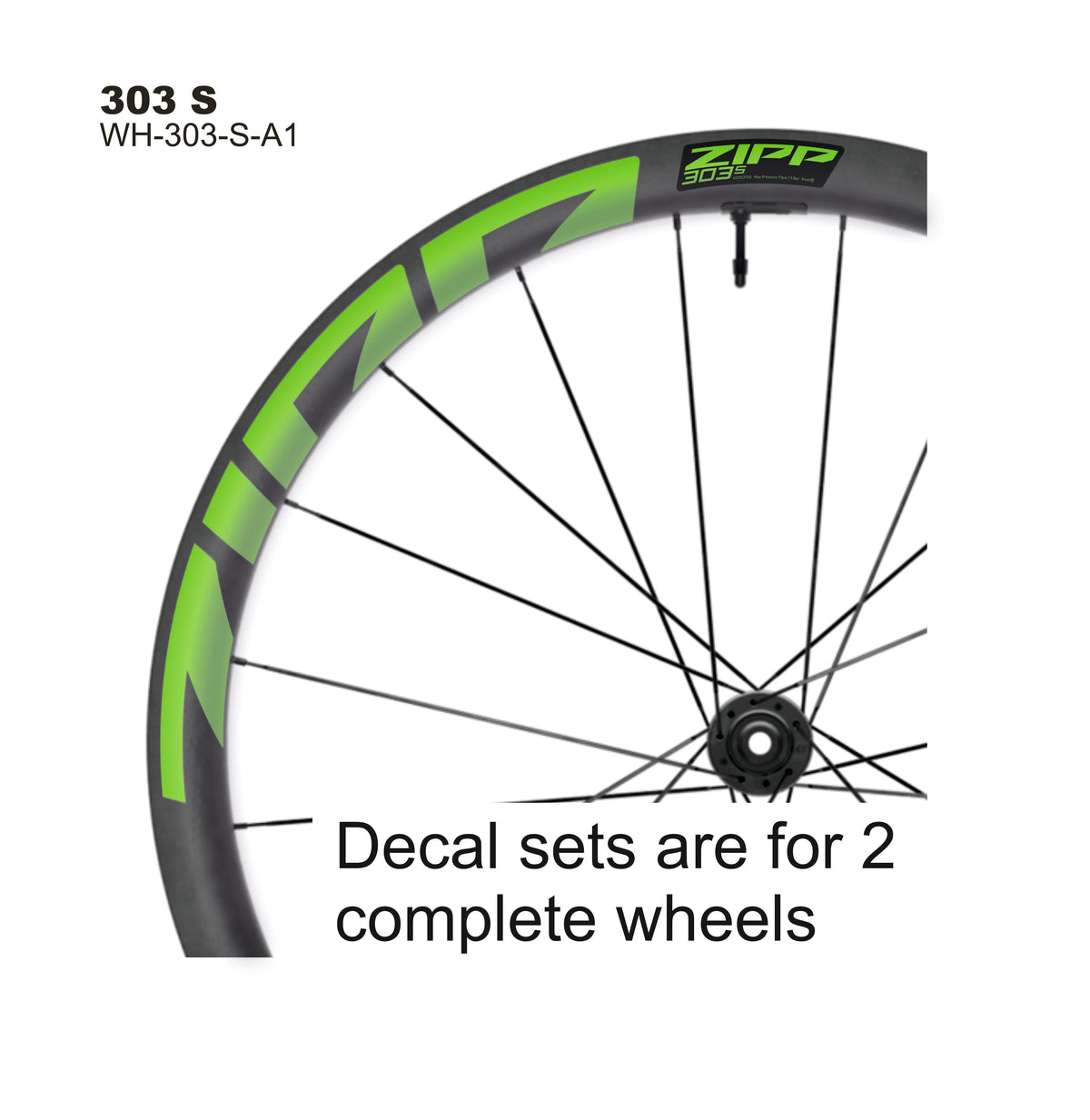 ZIPP 303 S 2025 DECALS
