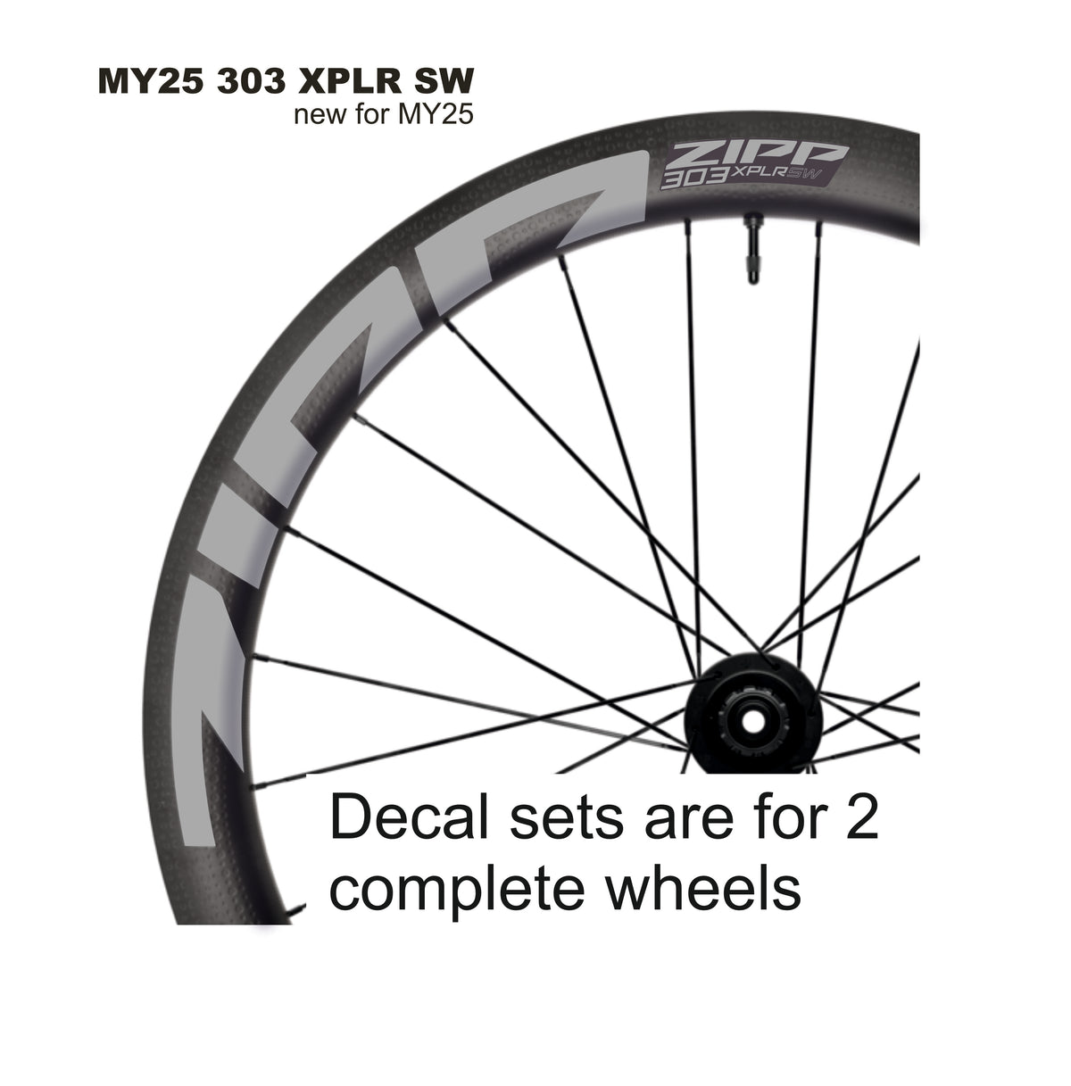 ZIPP 303 XPLR SW 2025 DECALS