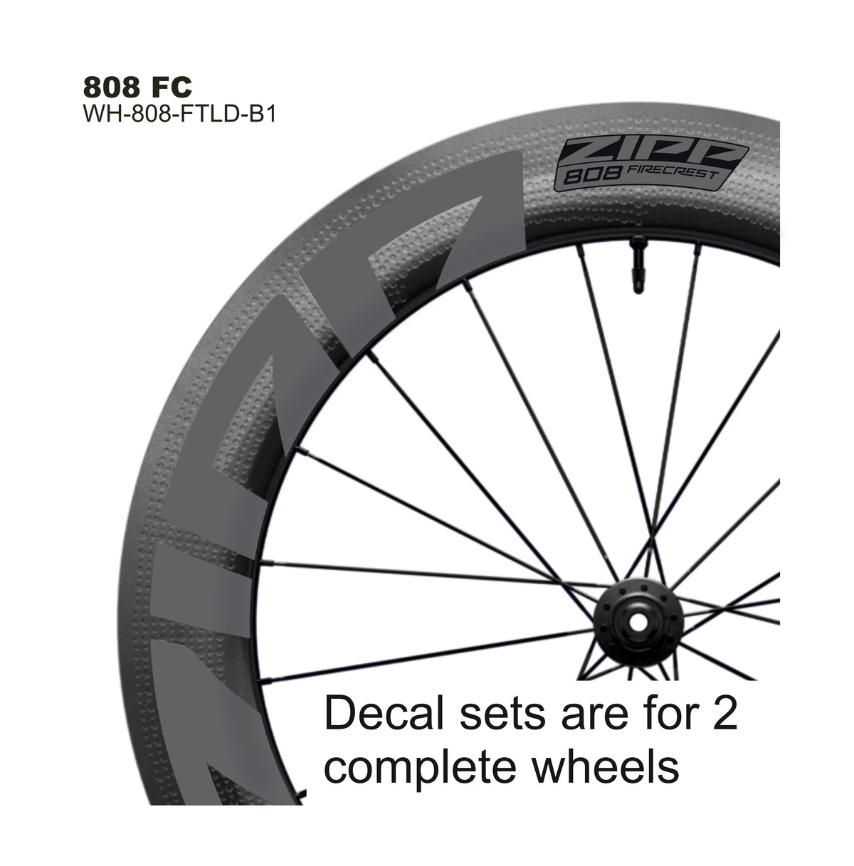 ZIPP 808 FIRECREST 2022 DECALS