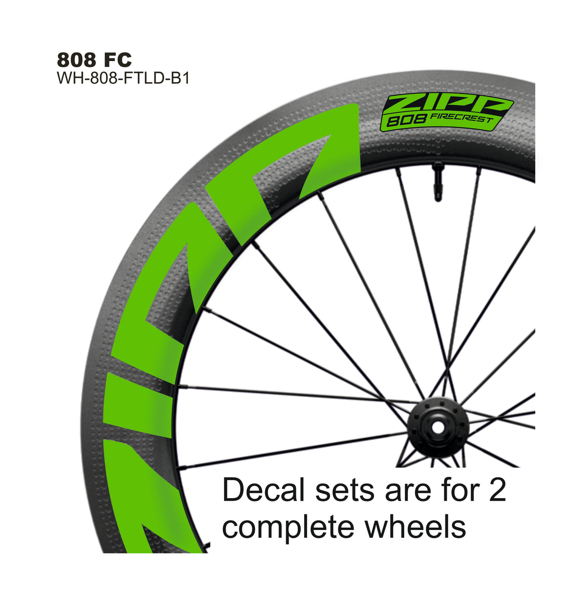 ZIPP 808 FIRECREST 2022 DECALS