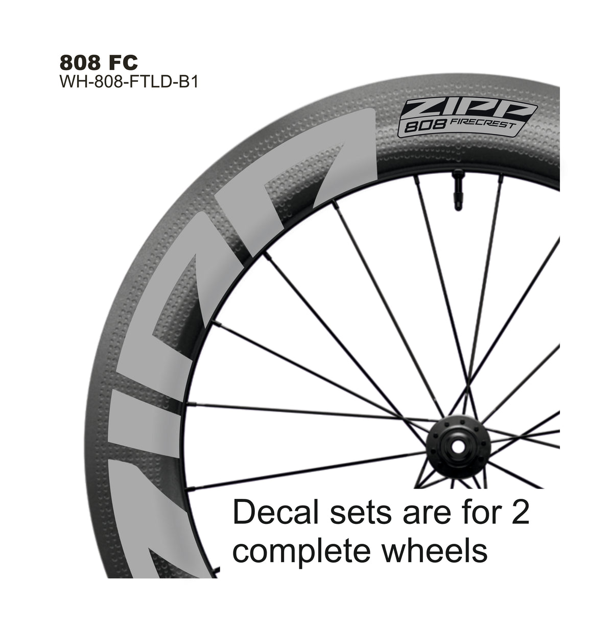 ZIPP 808 FIRECREST 2022 DECALS