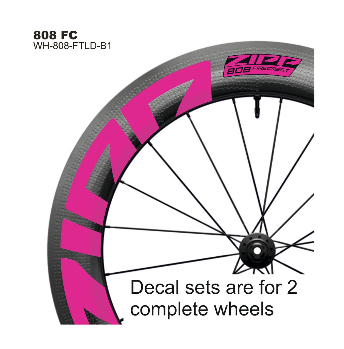 ZIPP 808 FIRECREST 2022 DECALS