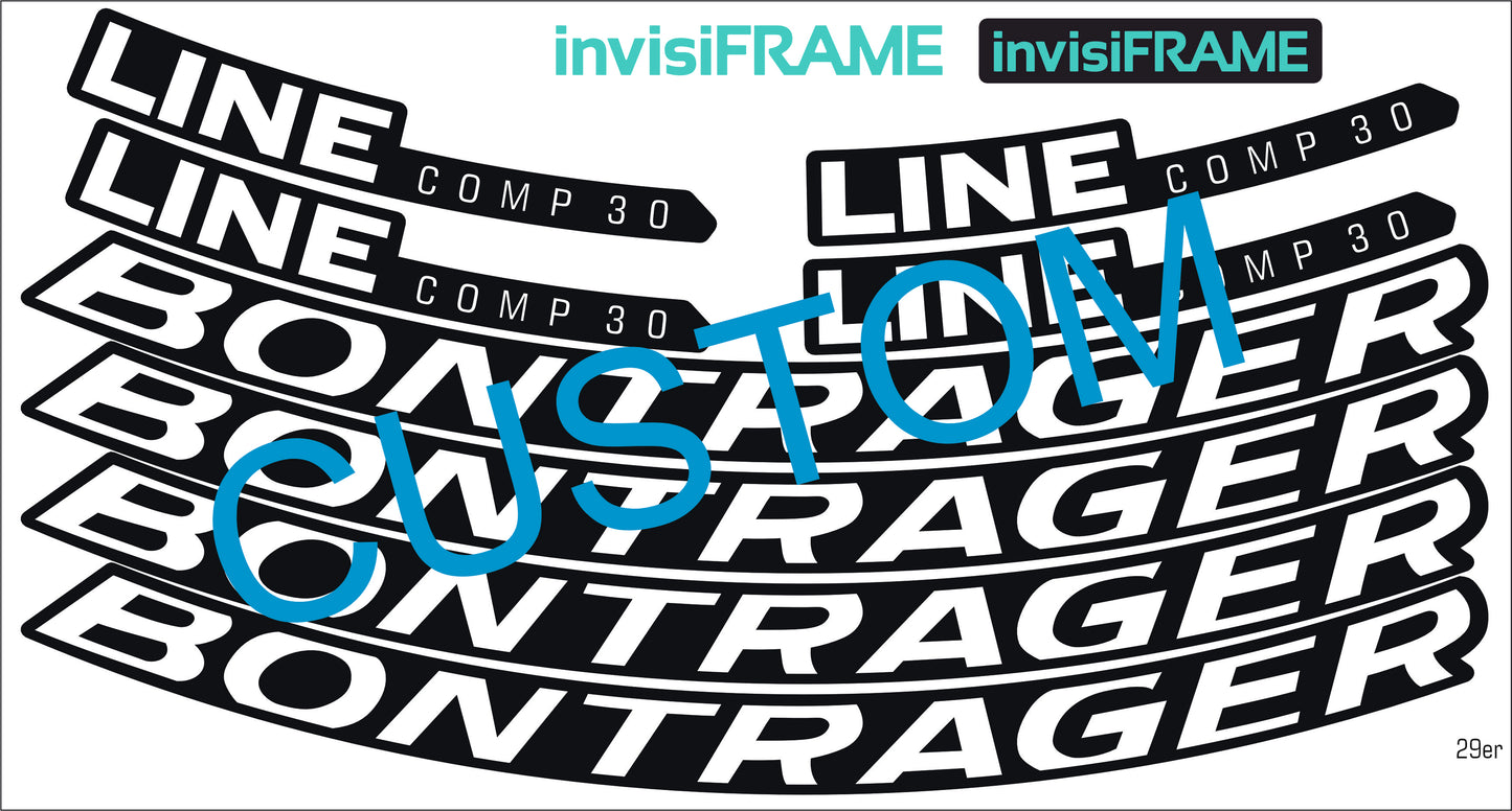 Bontrager Line Comp 30  x 2 Decals