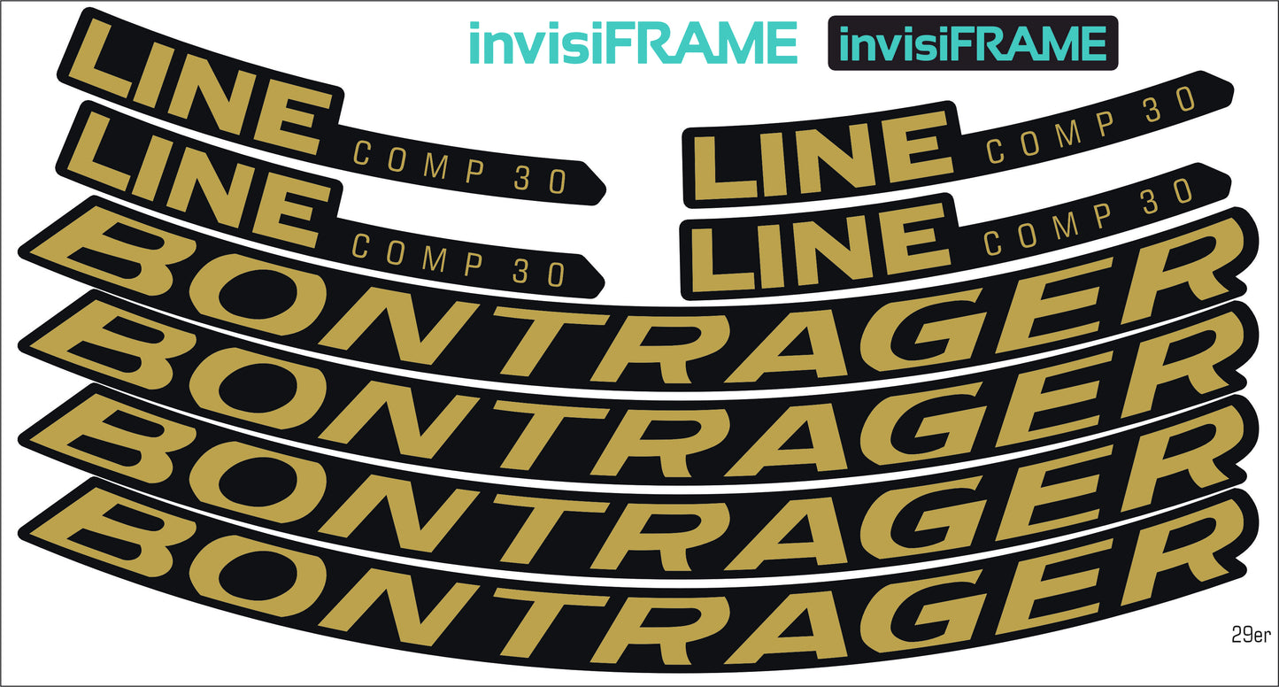 Bontrager Line Comp 30  x 2 Decals