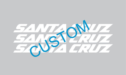 Santa Cruz Bullit 2026 Decals - Downtube ONLY