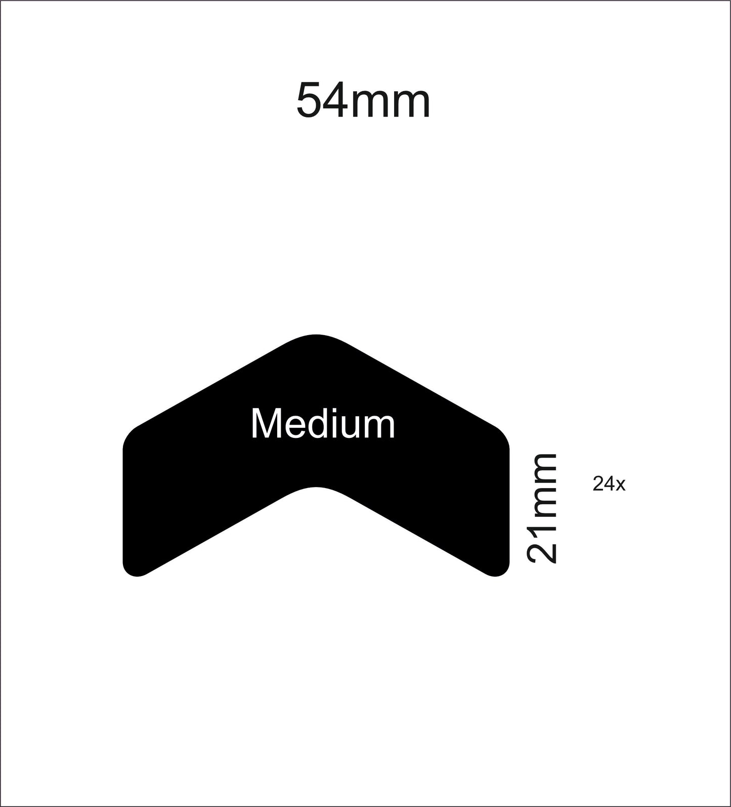 invisiSAFE Chevrons 54mm