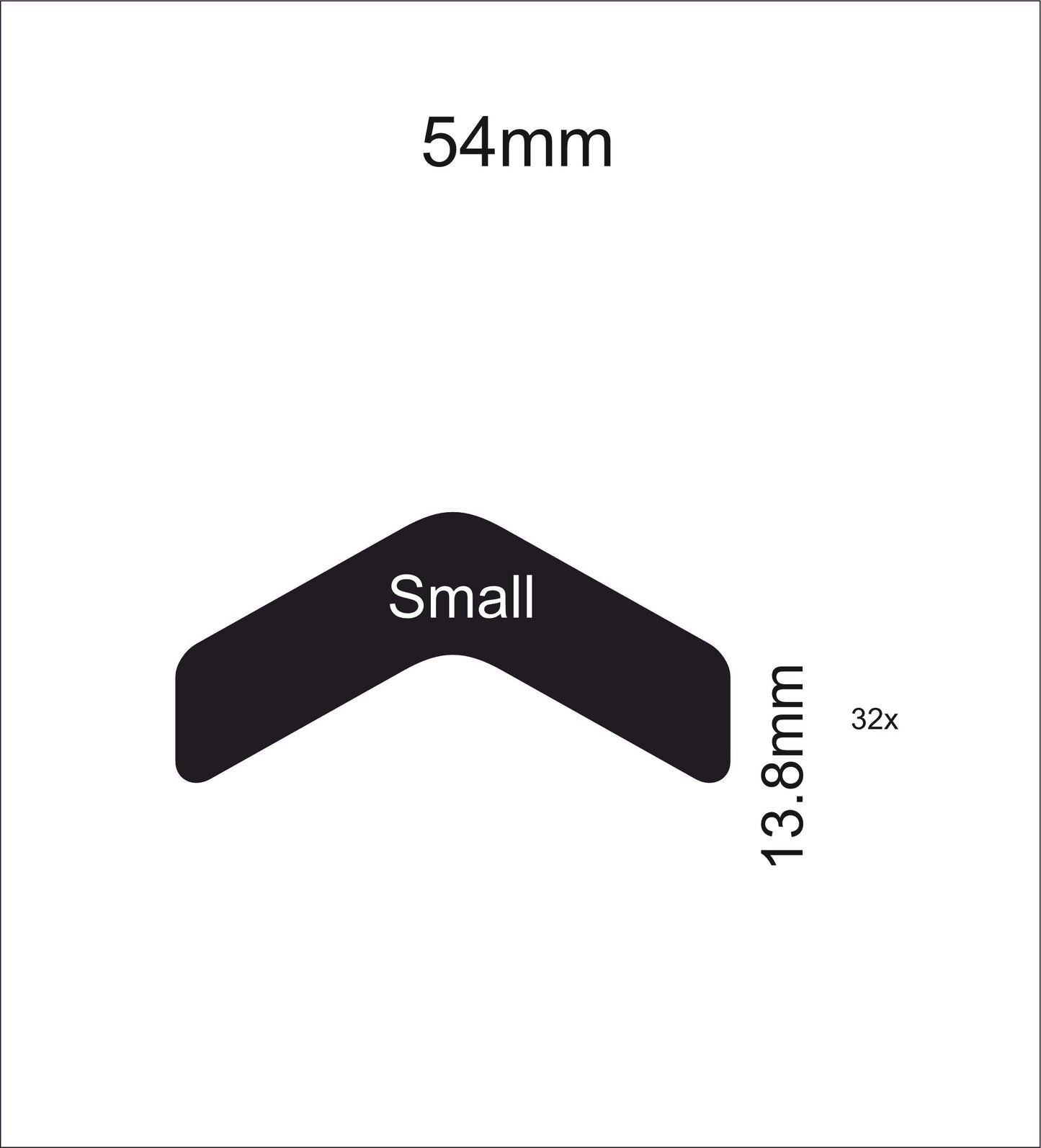 invisiSAFE Chevrons 54mm