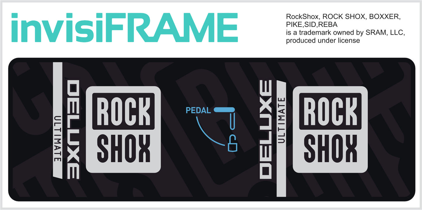 Rock Shox Deluxe Ultimate 2023 Decals