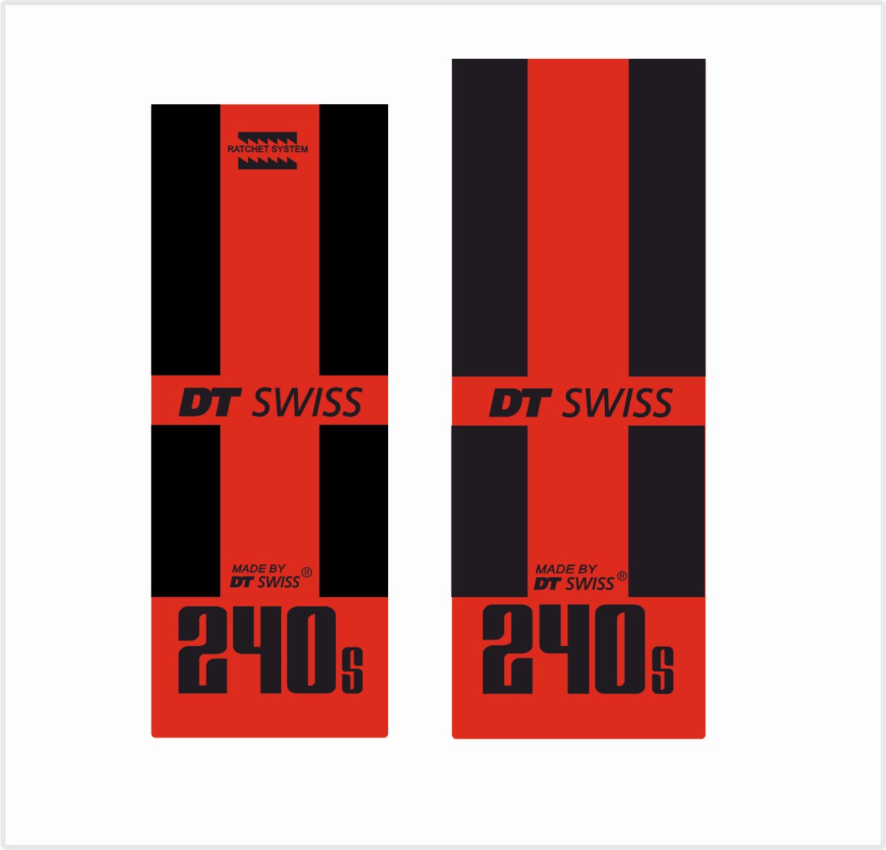 DT Swiss 240 Hub Decals