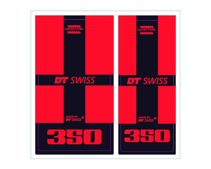 DT Swiss 350 Boost Hub Decals