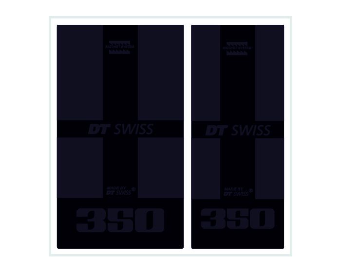 DT Swiss 350 Boost Hub Decals