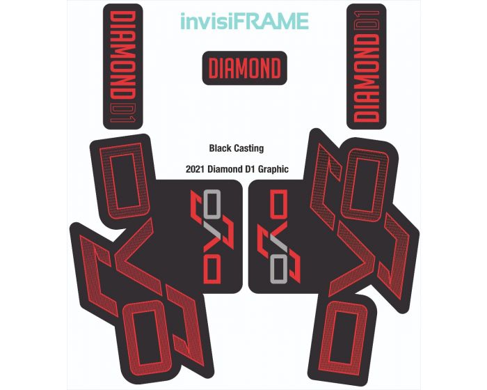 DVO Diamond D1 Black Casting Decals 2021