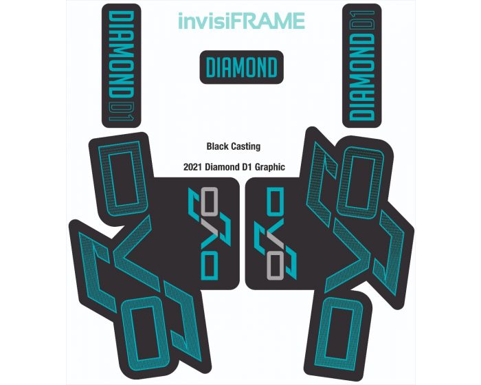 DVO Diamond D1 Black Casting Decals 2021