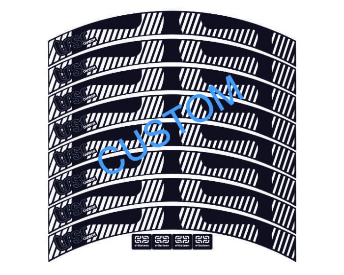 E*Thirteen TRSR Carbon Rim x8 Decals