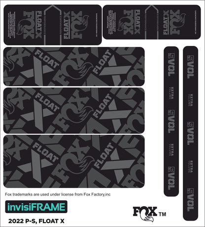 Fox Float X Performance 2022 Decals
