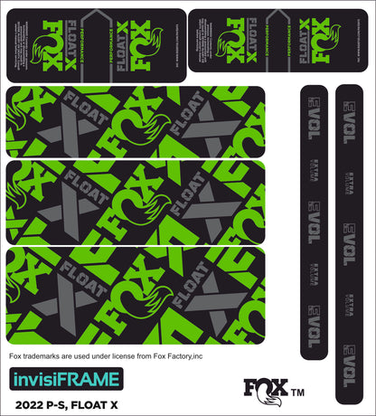 Fox Float X Performance 2022 Decals