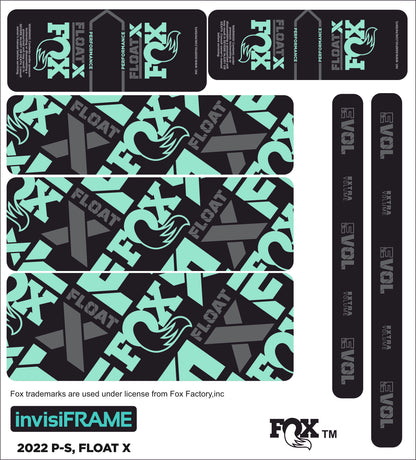 Fox Float X Performance 2022 Decals