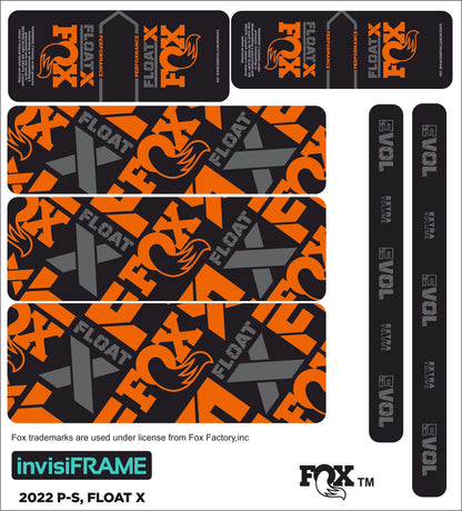 Fox Float X Performance 2022 Decals