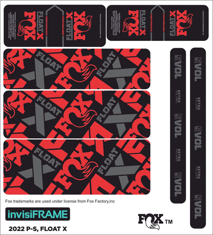 Fox Float X Performance 2022 Decals
