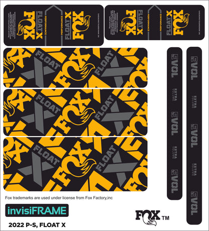 Fox Float X Performance 2022 Decals