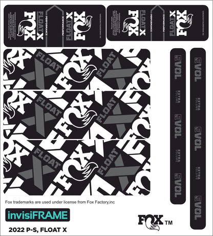 Fox Float X Performance 2022 Decals