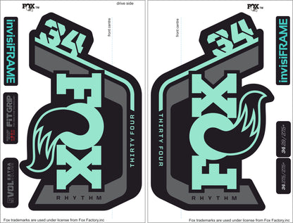 Fox 34 Rhythm 2023 Decals